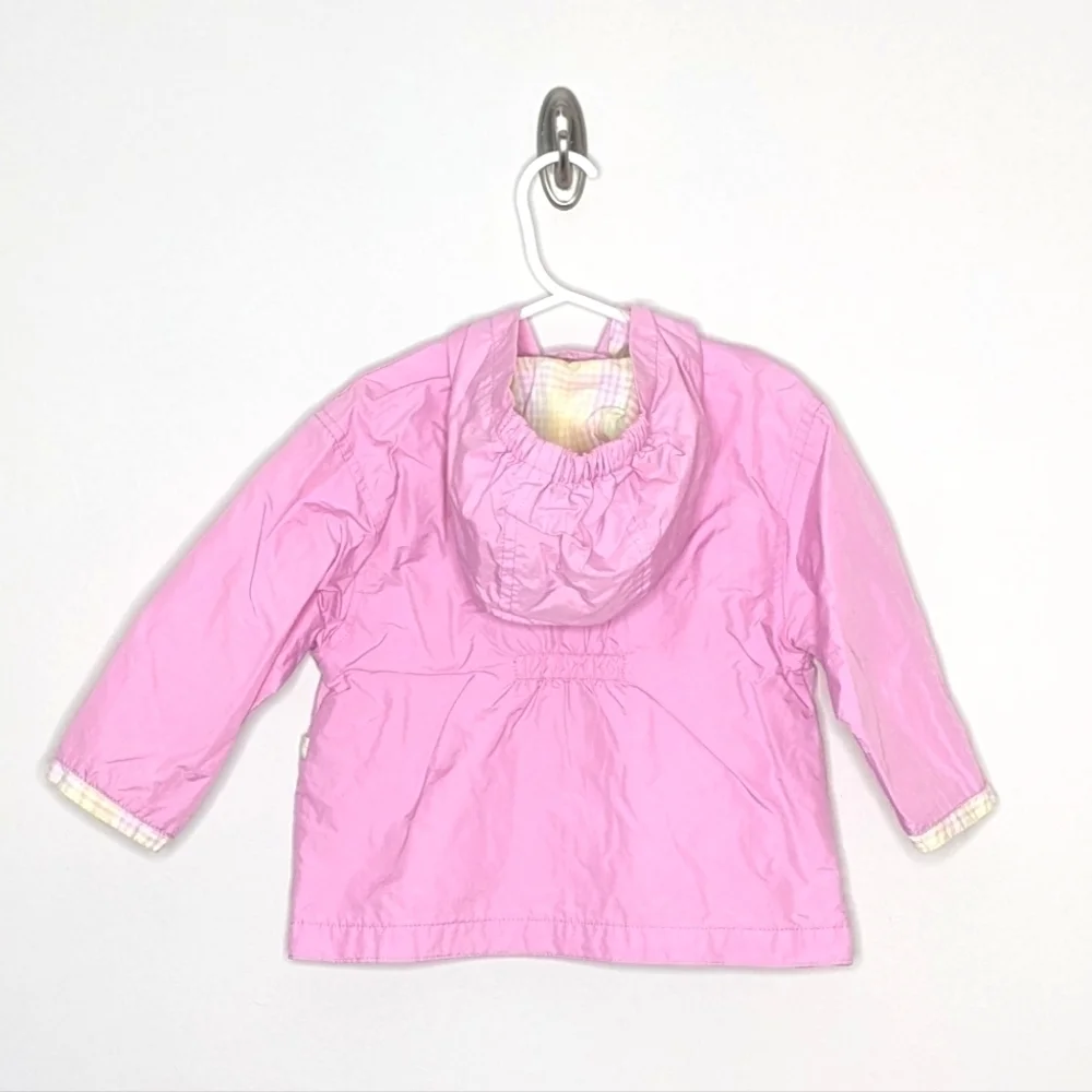 Vintage Carter's Flower Pink Fleece Lined Jacket 24m